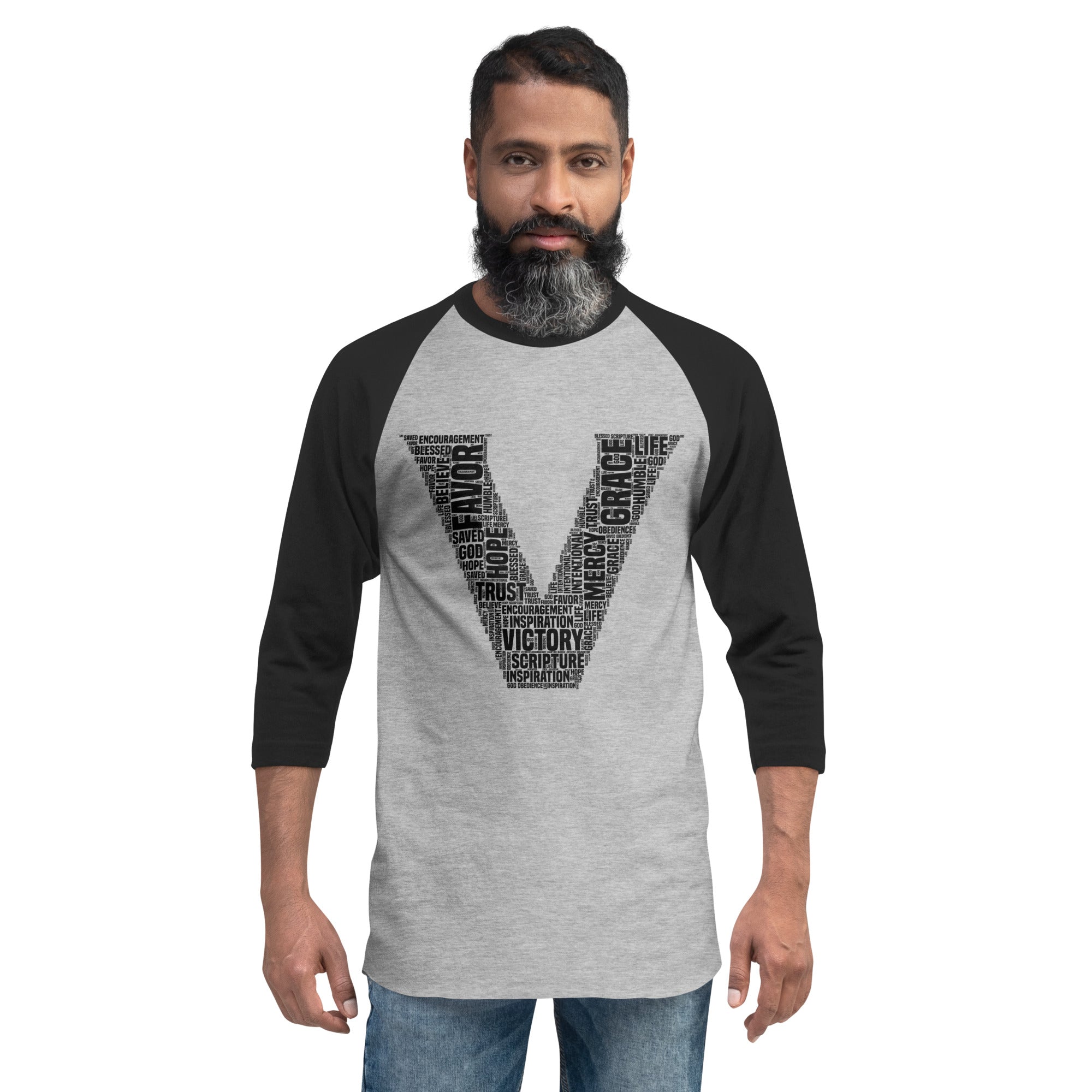 3/4 sleeve raglan Victory shirt