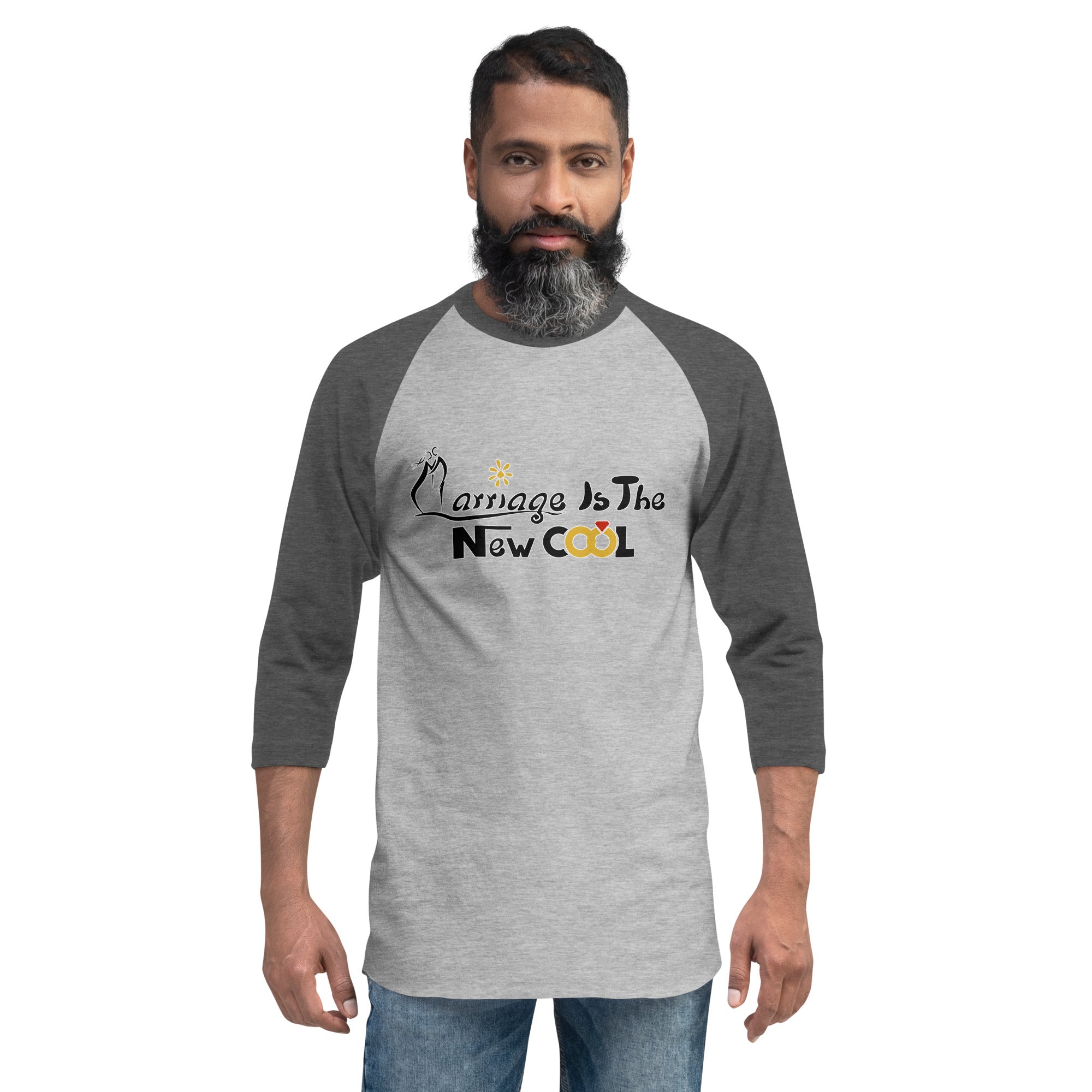 Marriage is the New Cool 3/4 sleeve raglan shirt