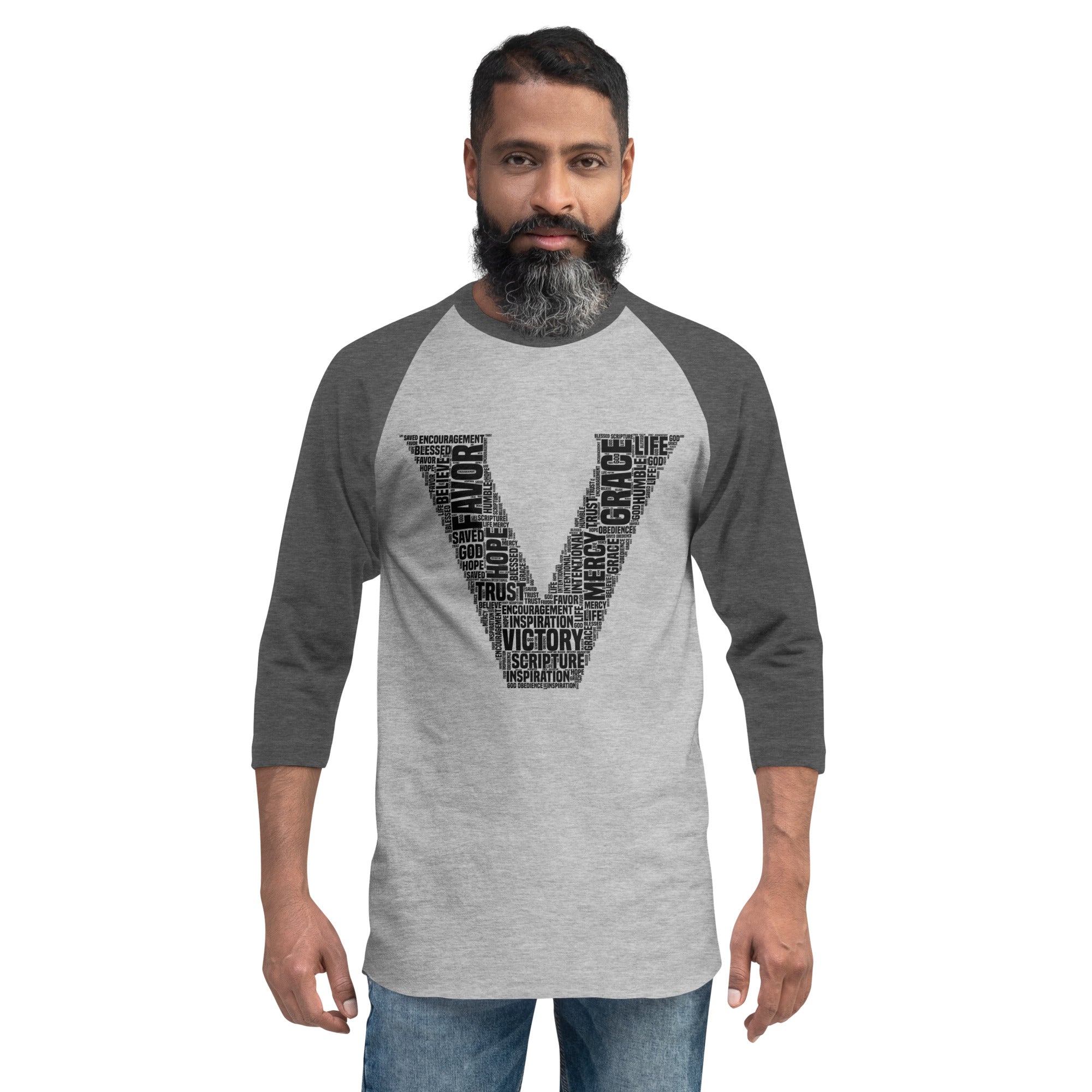 3/4 sleeve raglan Victory shirt