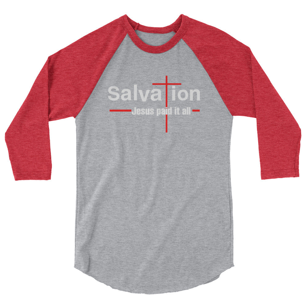 Unisex 3/4 Sleeve Raglan Shirt | Tultex 245