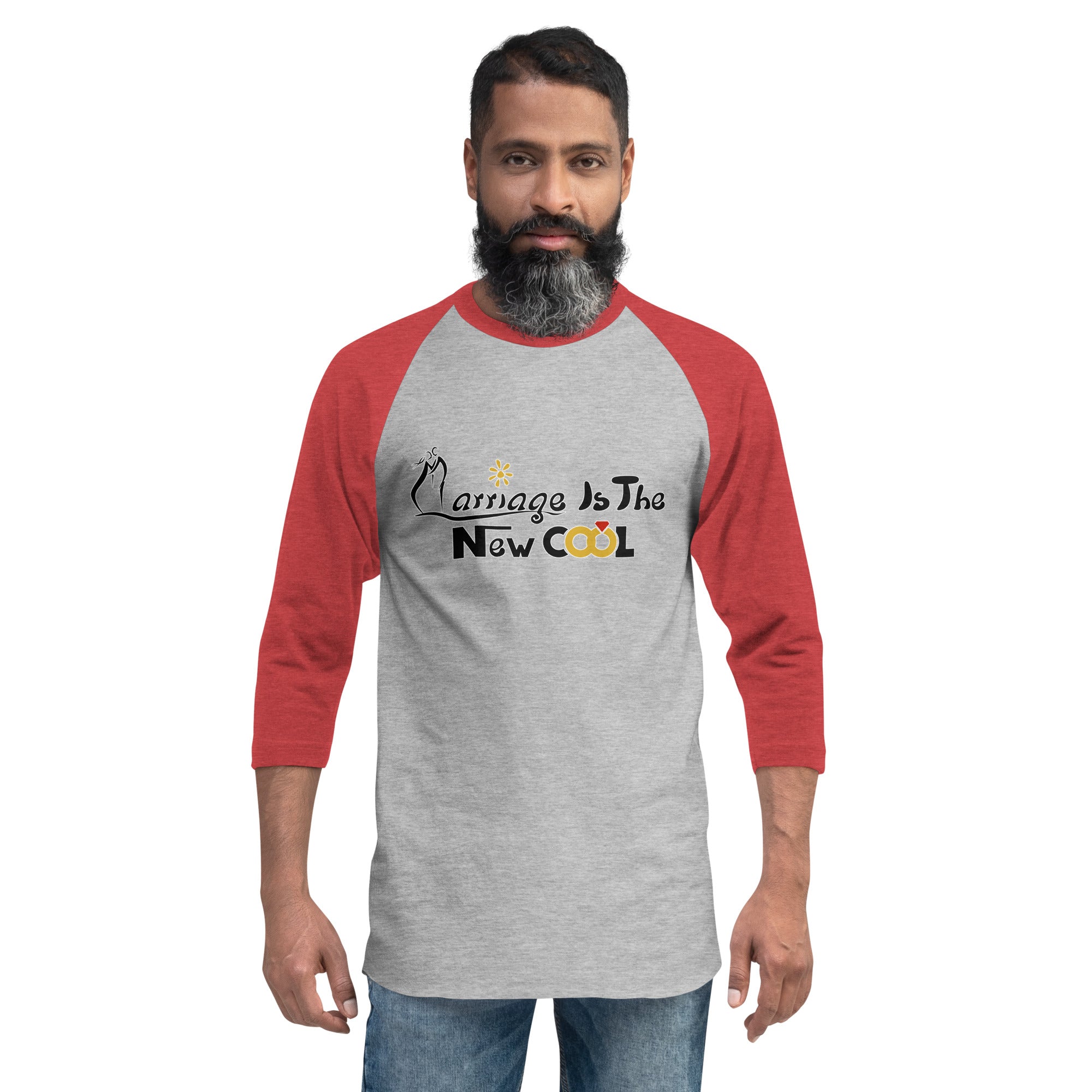 Marriage is the New Cool 3/4 sleeve raglan shirt