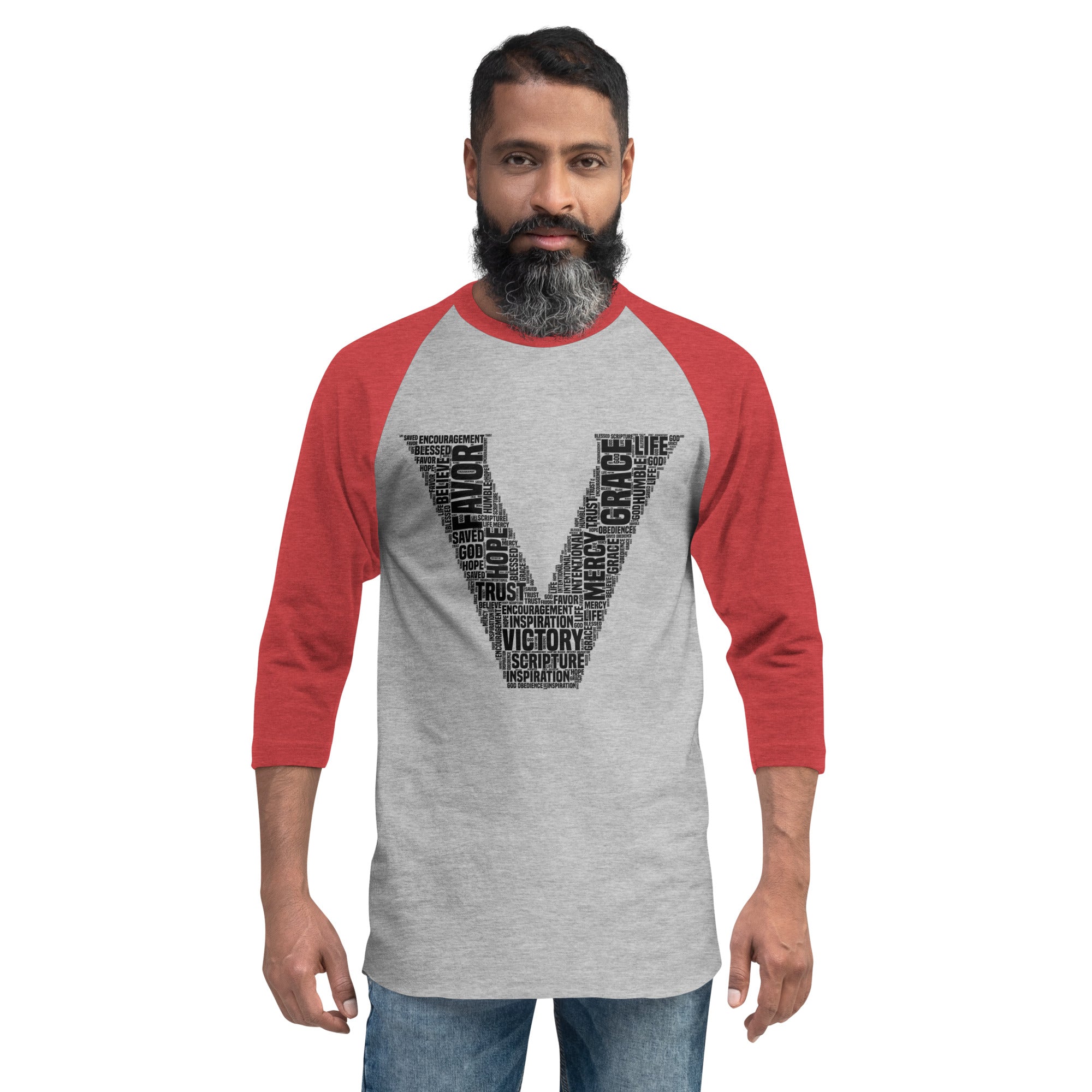 3/4 sleeve raglan Victory shirt
