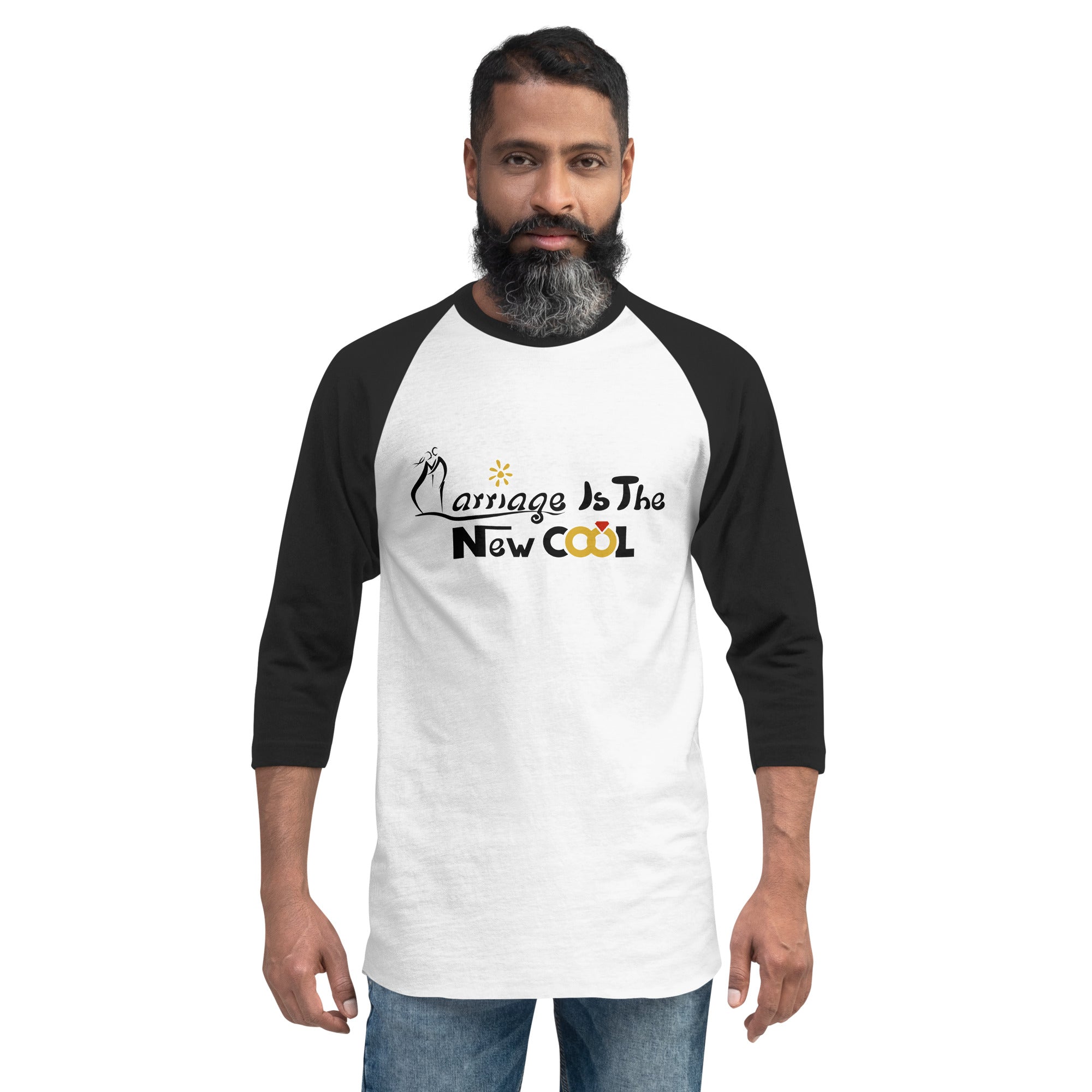 Marriage is the New Cool 3/4 sleeve raglan shirt