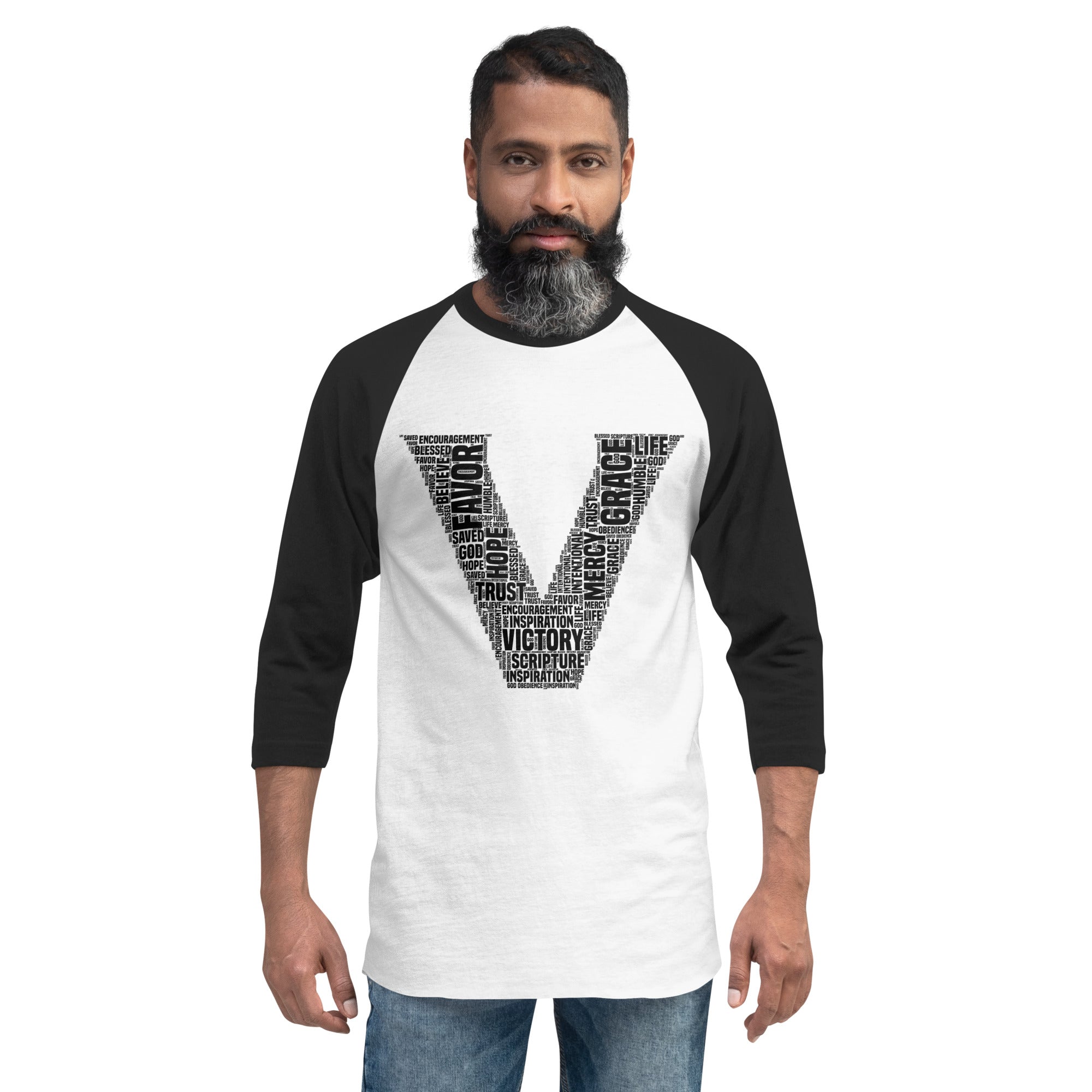 3/4 sleeve raglan Victory shirt