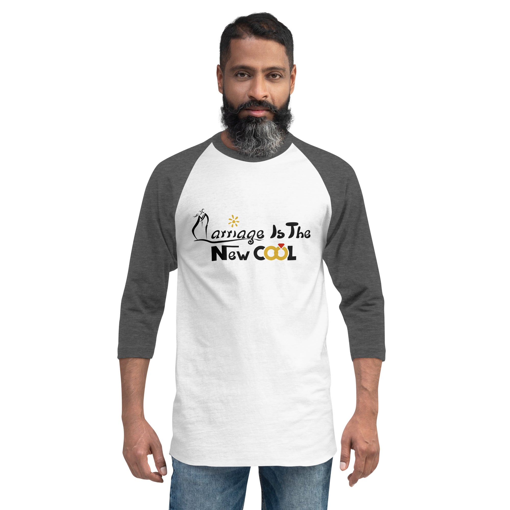 Marriage is the New Cool 3/4 sleeve raglan shirt