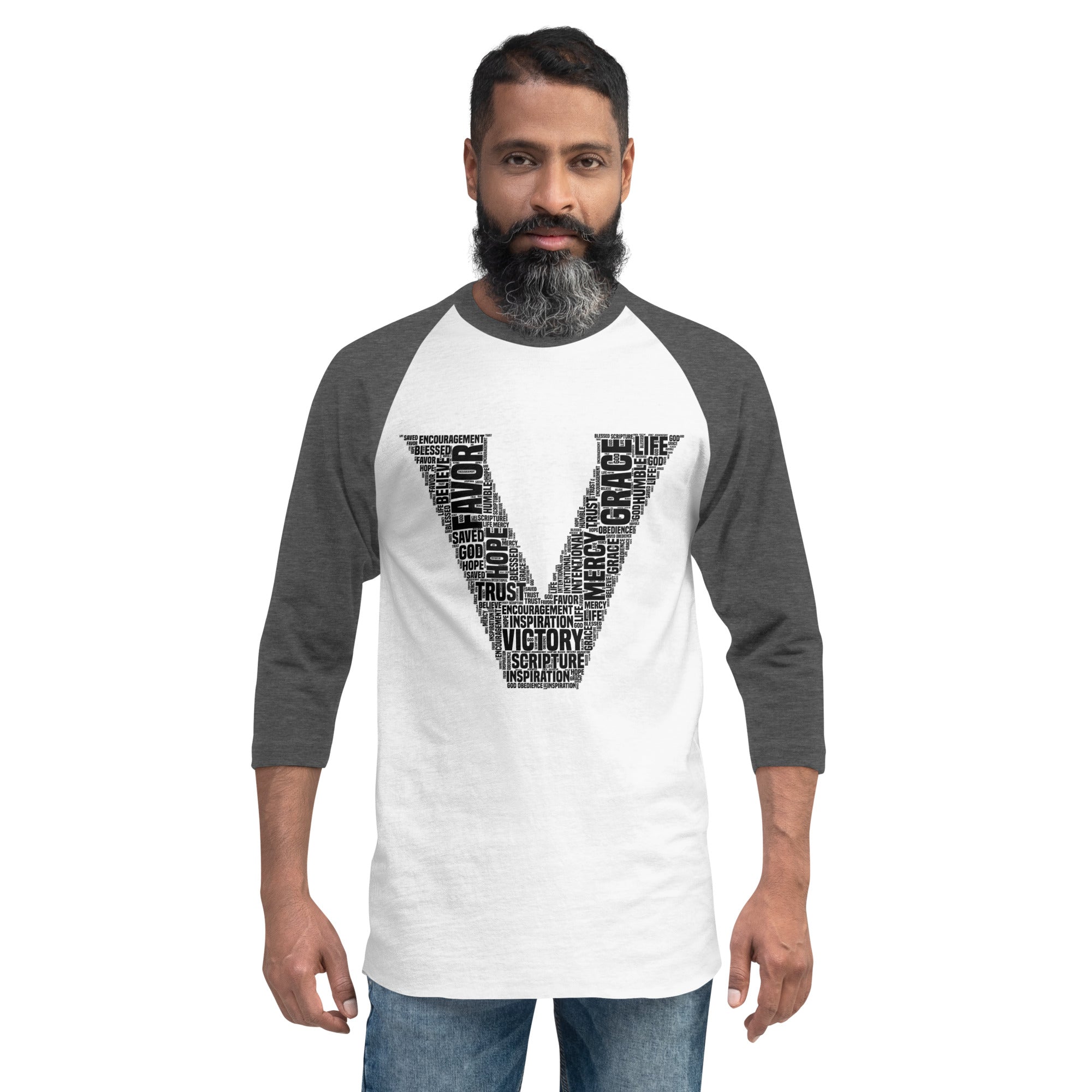 3/4 sleeve raglan Victory shirt