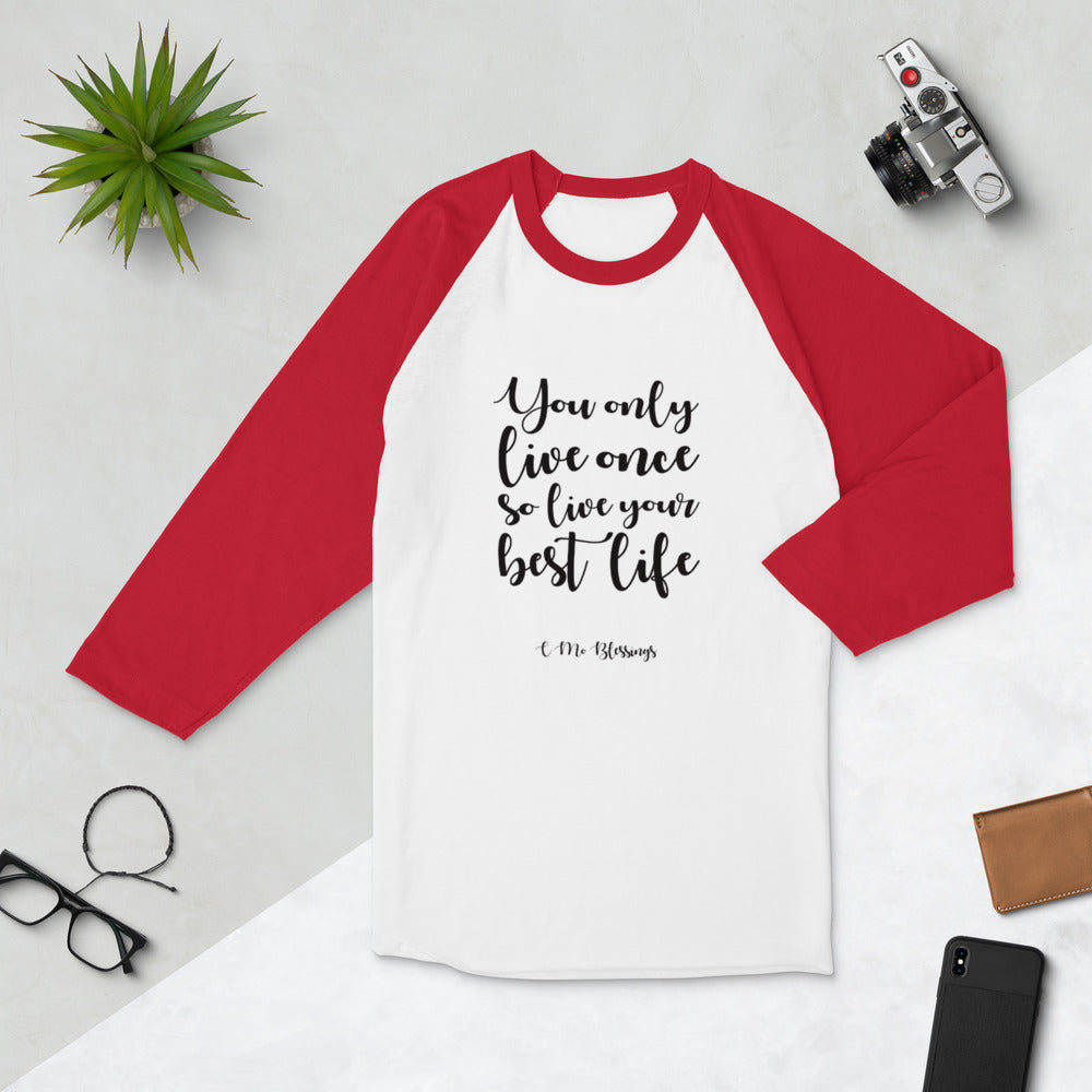 Unisex 3/4 Sleeve Raglan Shirt | Tultex 245