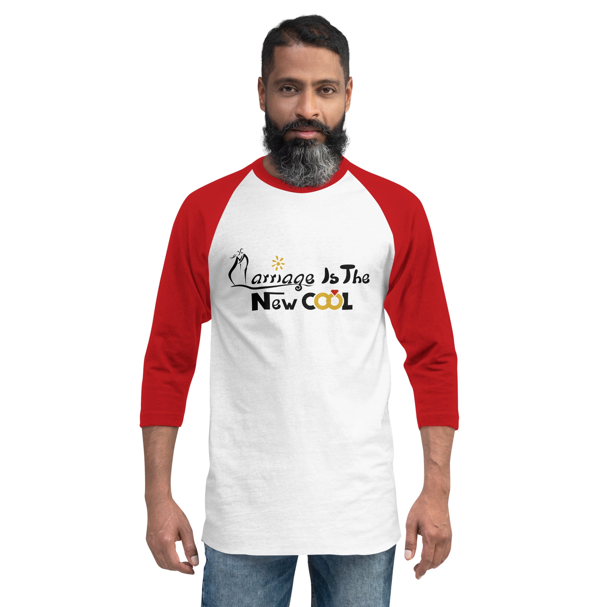 Marriage is the New Cool 3/4 sleeve raglan shirt