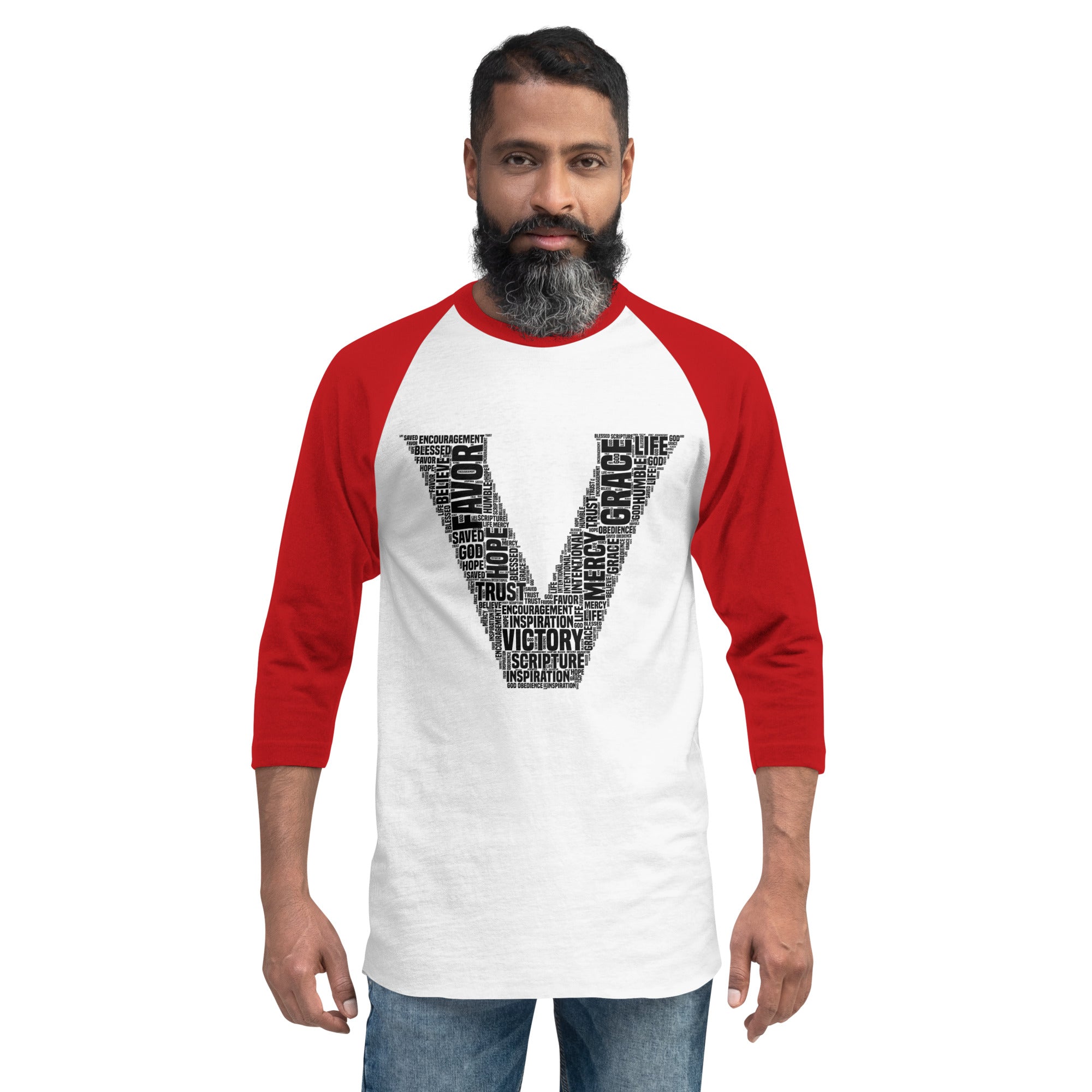 3/4 sleeve raglan Victory shirt