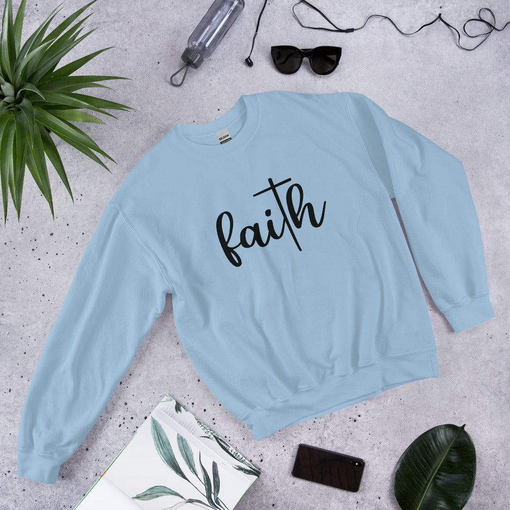 Faith (Black) Unisex Sweatshirt