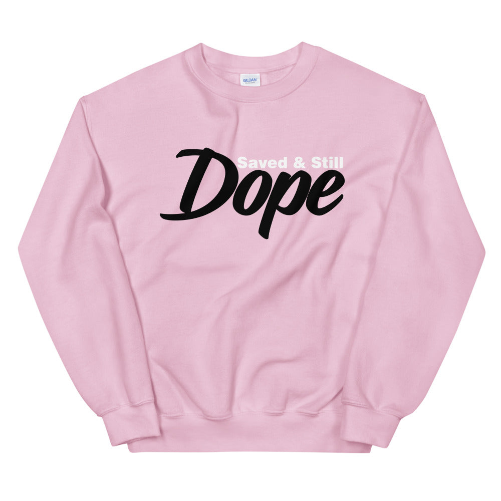 Saved & Dope (Black) Unisex Sweatshirt
