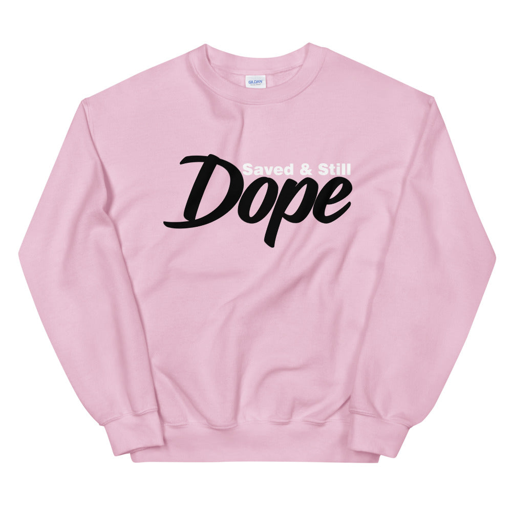 Saved & Dope (Black) Unisex Sweatshirt