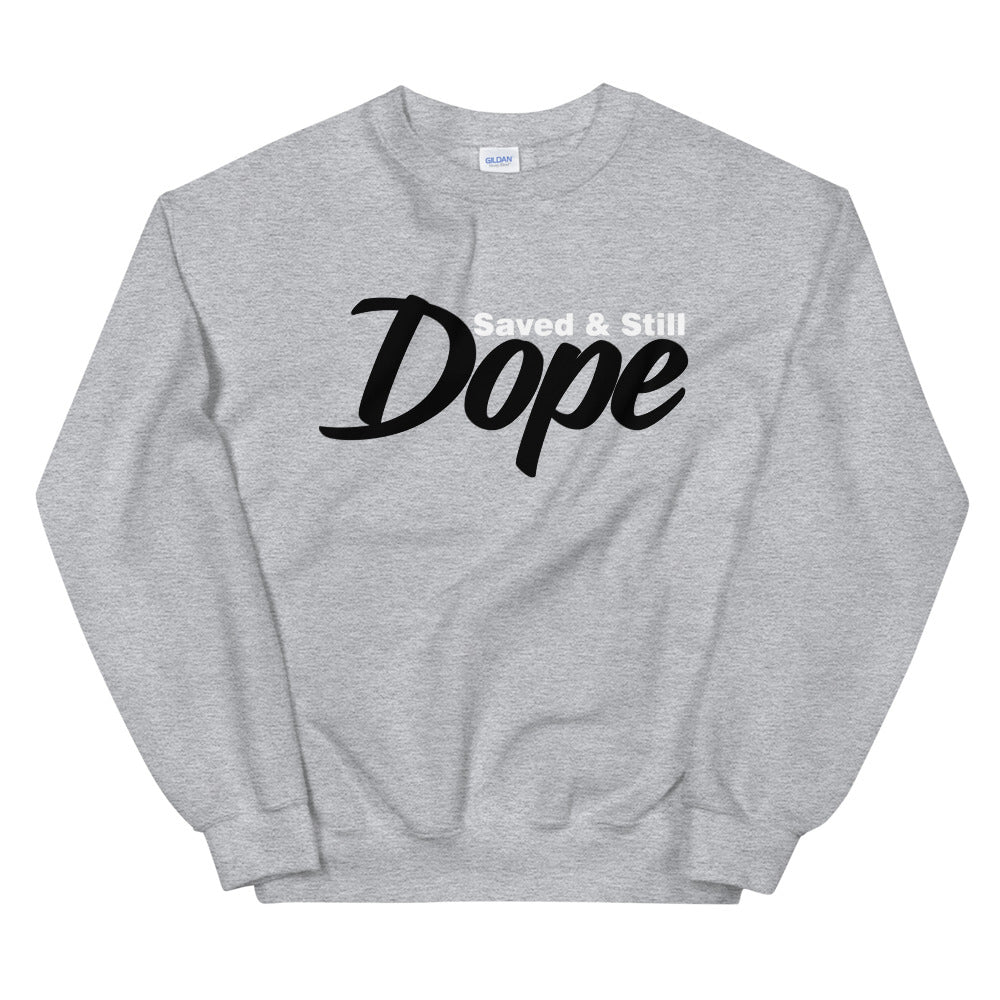 Saved & Dope (Black) Unisex Sweatshirt