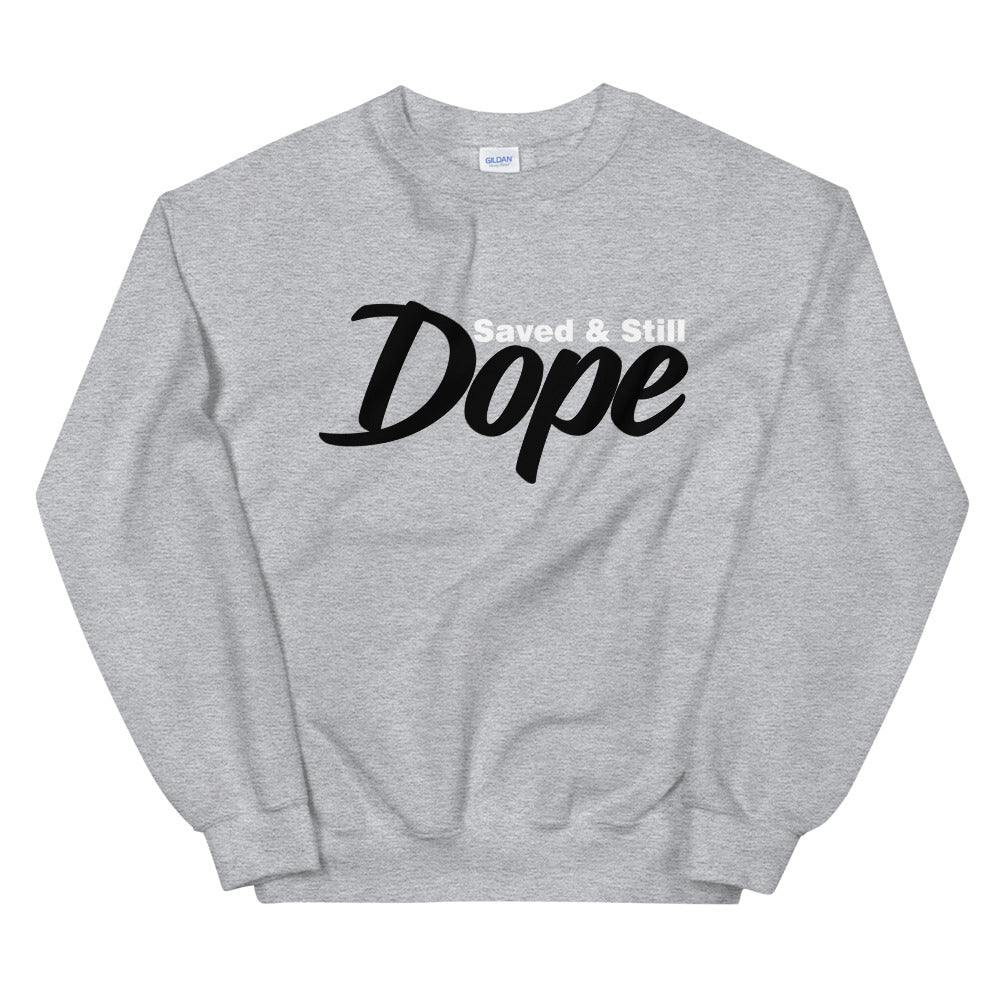 Saved & Dope (Black) Unisex Sweatshirt