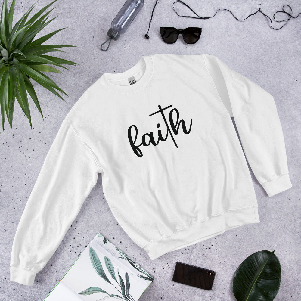 Faith (Black) Unisex Sweatshirt
