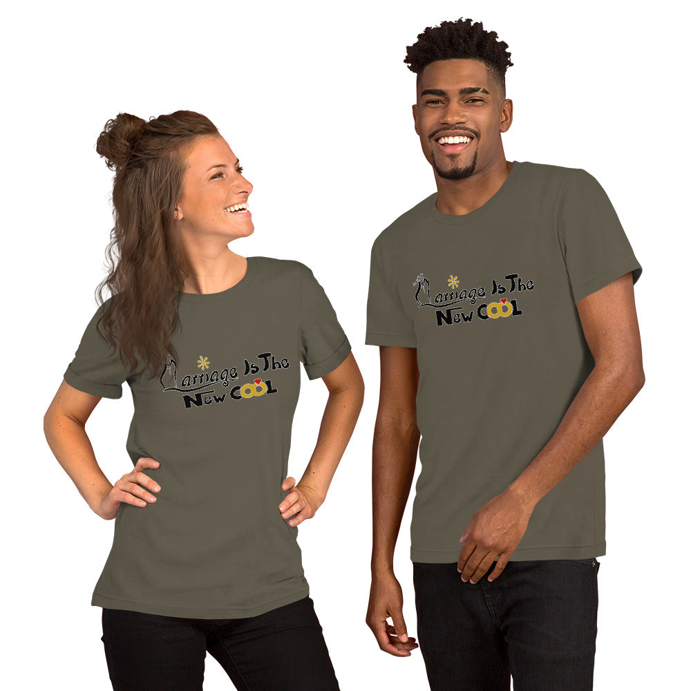 Marriage is the New Cool Unisex Bella t-shirt
