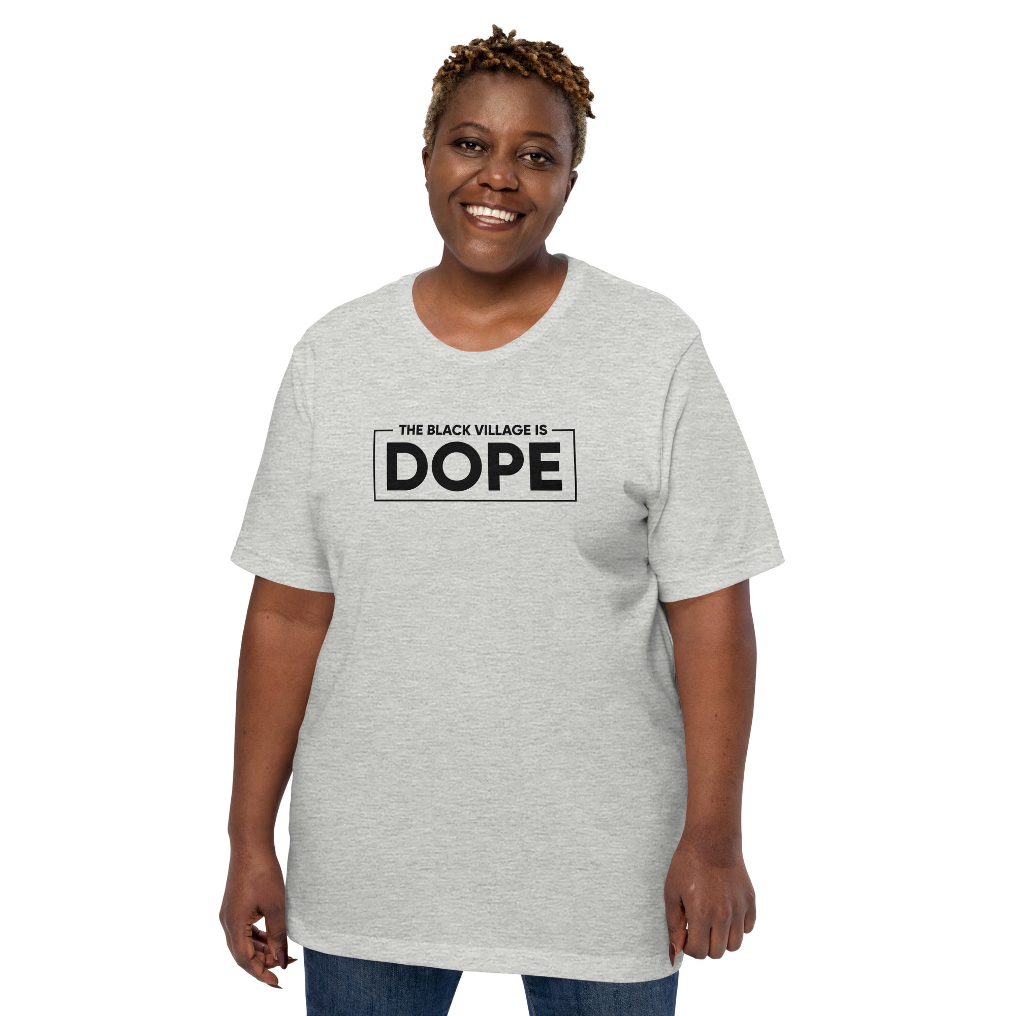 Black Village is Dope Unisex t-shirt