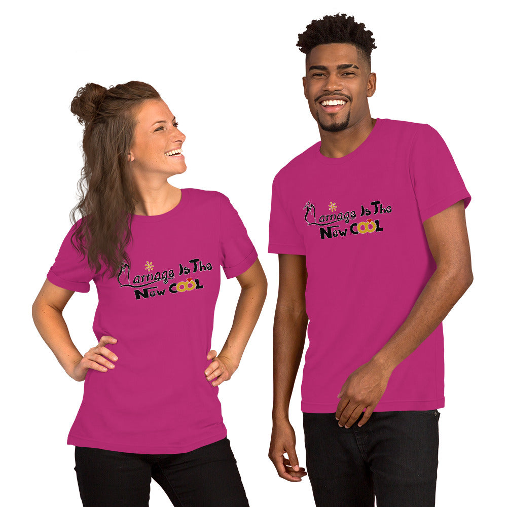 Marriage is the New Cool Unisex Bella t-shirt
