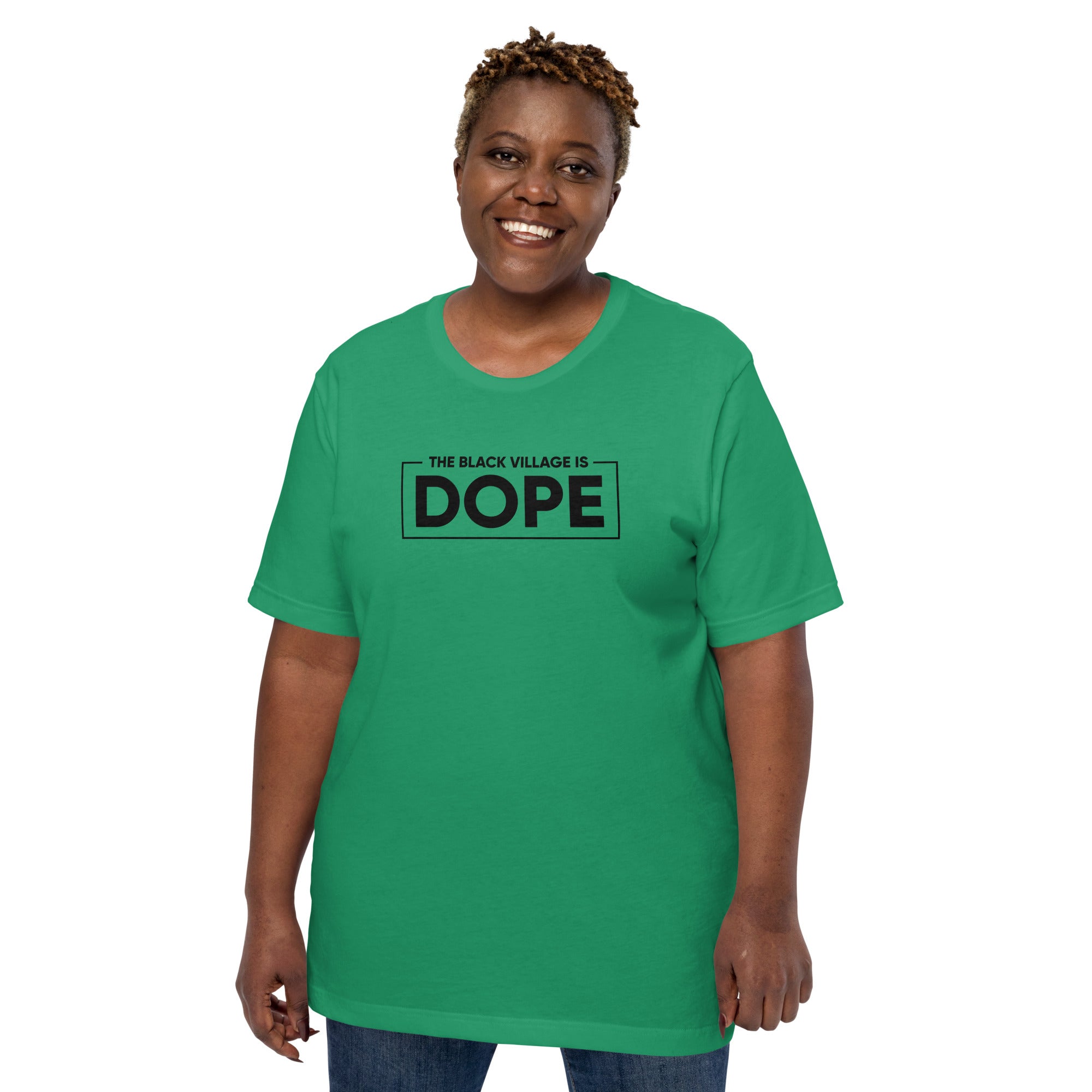 Black Village is Dope Unisex t-shirt