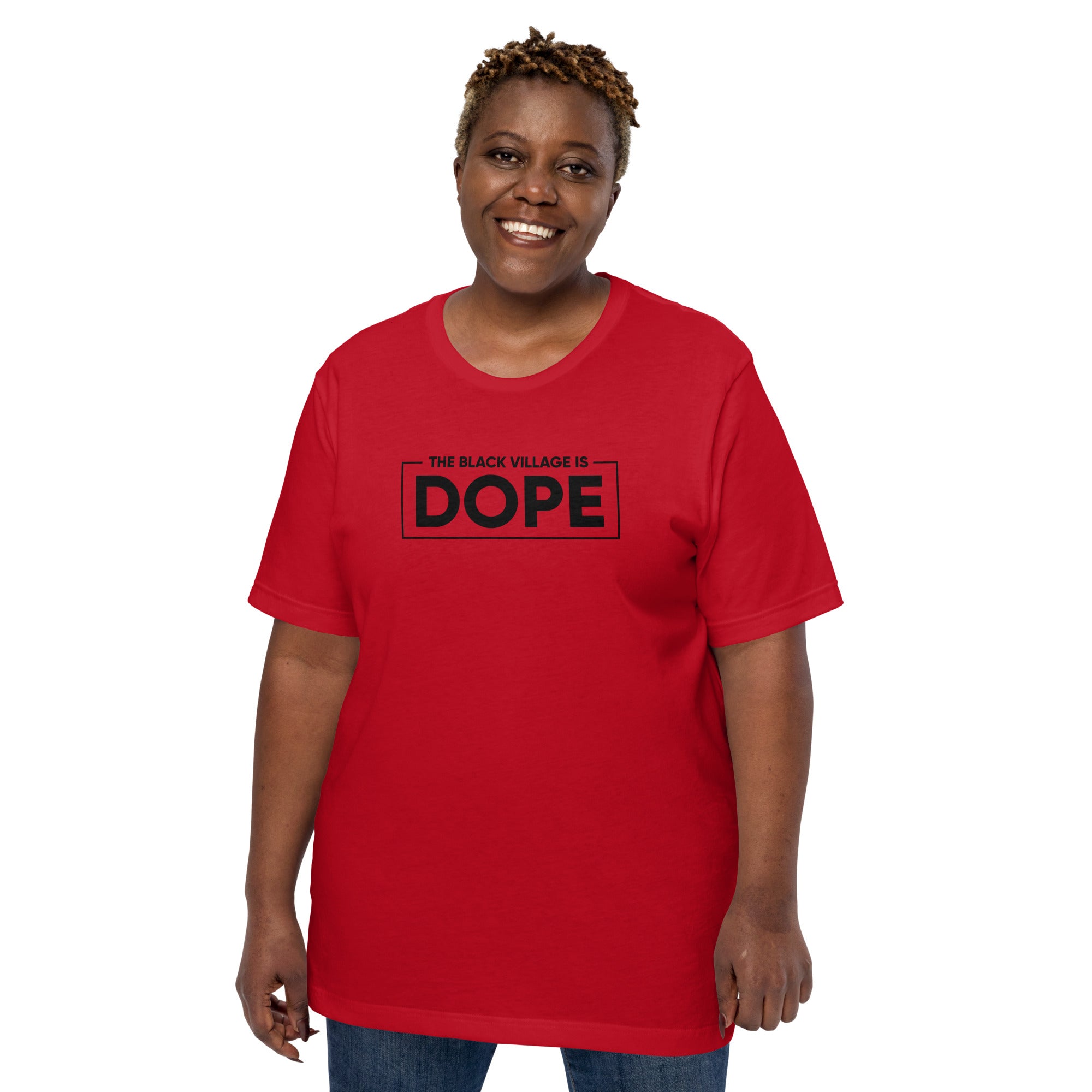 Black Village is Dope Unisex t-shirt