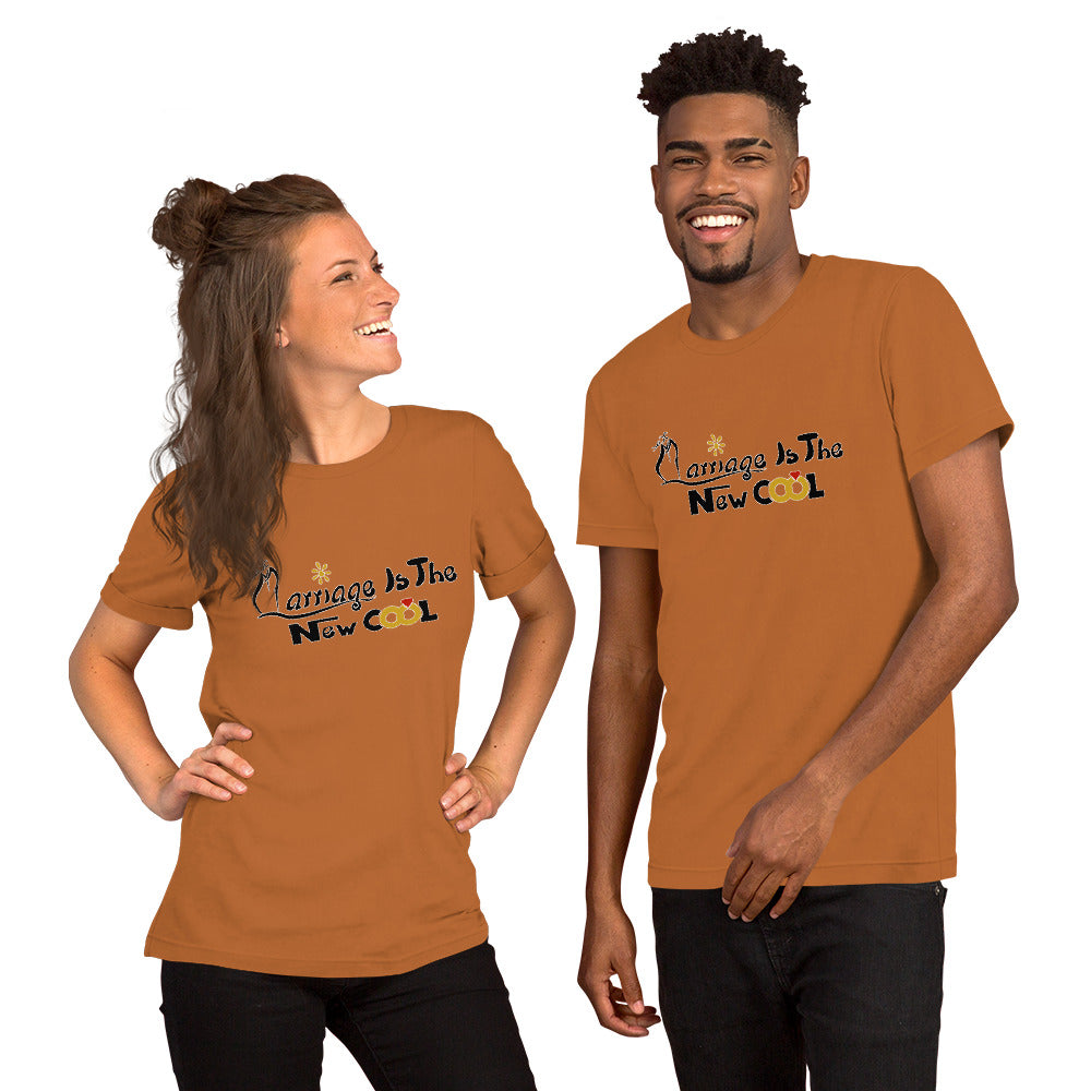 Marriage is the New Cool Unisex Bella t-shirt