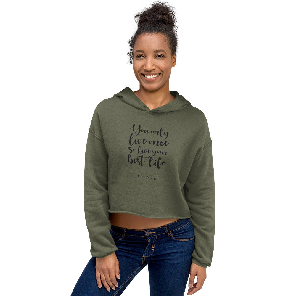 Women's Cropped Hoodie | Bella + Canvas 7502