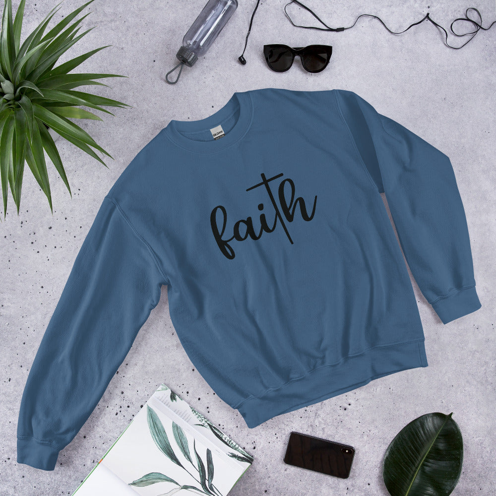Faith (Black) Unisex Sweatshirt