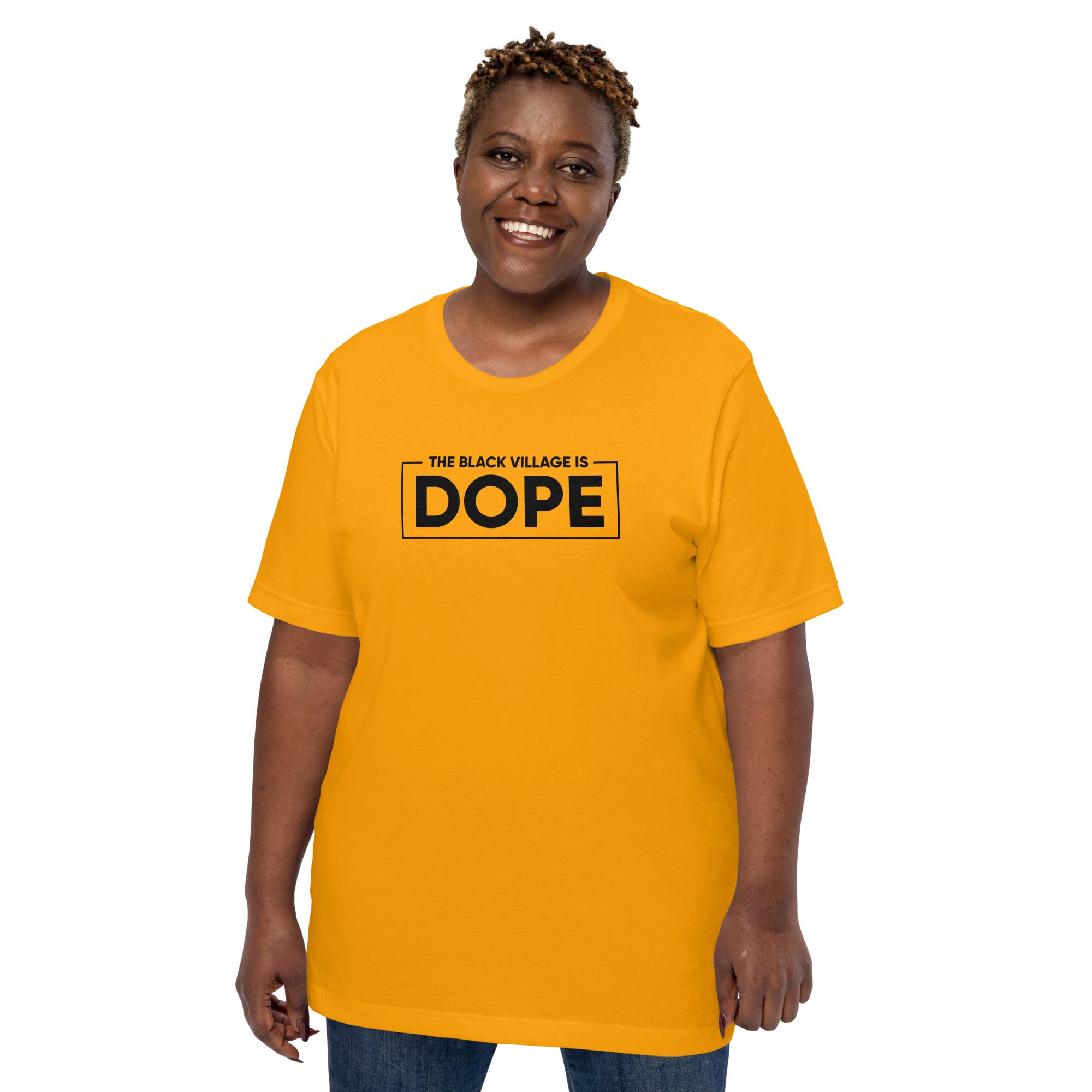 Black Village is Dope Unisex t-shirt